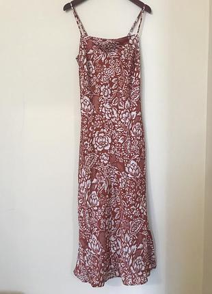 Shein атласна сукня сарафан в пол нове