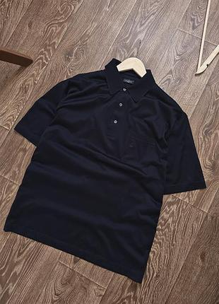Daniel hechter classic navy polo shirt  люкс поло чоловіче в розмірі xl