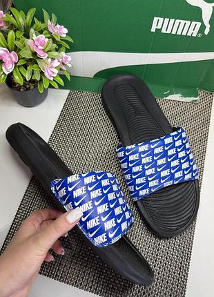 Оригинальные шлепанцы nike logo