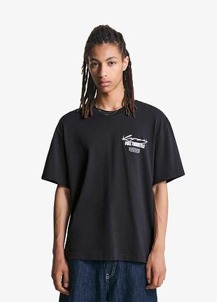 Футболка bershka relaxed fit 8035/071/800
