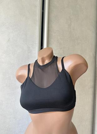 Спортивний бюстгальтер топ  adidas training light support high neck