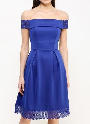Очень красивое платье ярко синего цвета от dorothy perkins1 фото