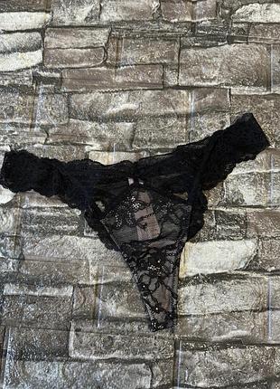Трусики стрінги люкс серія victoria’s secret оригінал