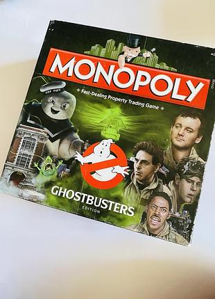 Настілтна гра полювання на привидів монополія monopoly: ghostbusters edition от hasbro
