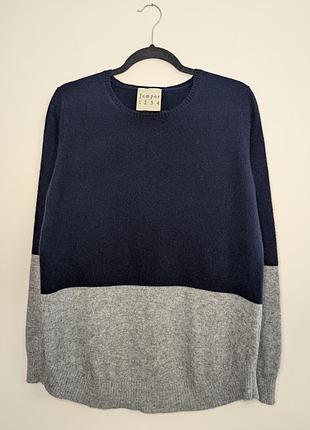 Jumper 1234 кашемировый свитер джемпер кашемир синий серый люкс бренд