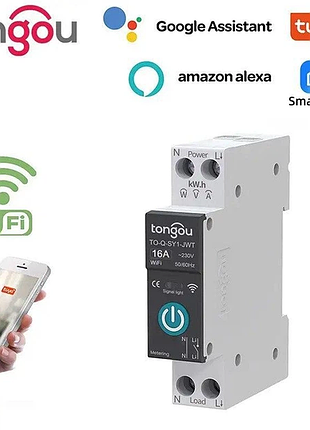 Розумний автомат tongou 63a wifi smart life