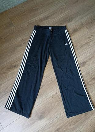 Брюки adidas, адедас, l-xl, коттон, хлопок