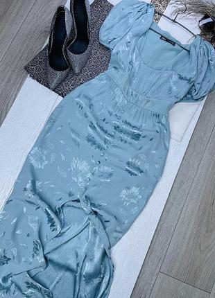 Нова вечірня сукня zara s довга сукня комбінація літня сукня з розрізом жакардова сукня зара