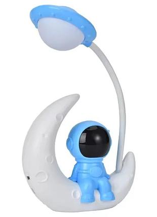 Декоративный led ночник «космонавт на луне», с usb-зарядкой
