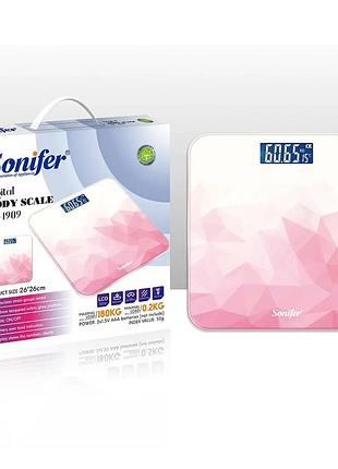 Напольные электронные весы sonifer sf-1909