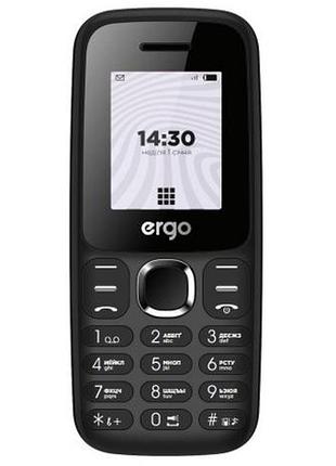Мобильный телефон ergo b184 dual sim black
