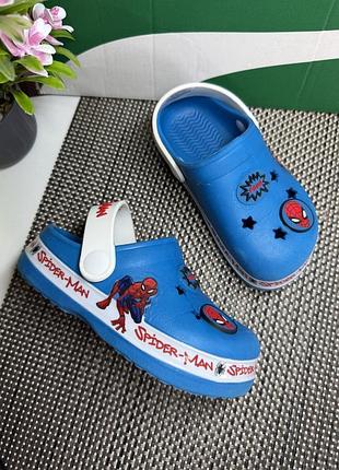 Оригинальные шлепанцы marvel кроксы spider man