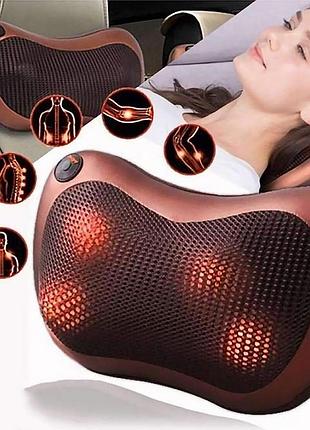 Инфракрасный роликовий массажер massage pillow qy-8028