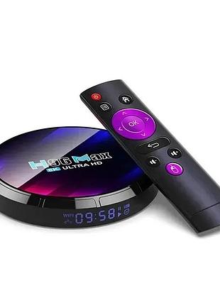 Smart tv приставка h96 max rk3528 4/32 гб — android 13