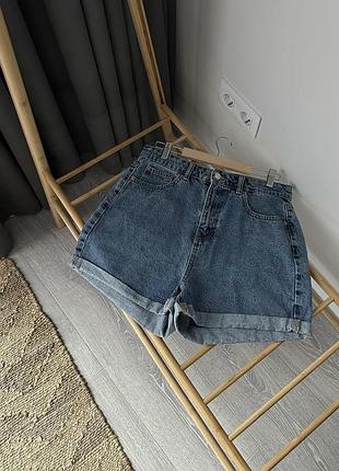 Шорты джинсовые с подкатами primark