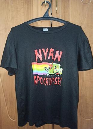 Футболка сцен нян кет зомби nyan apocalypse!