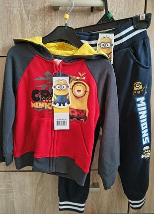 Дитячий спортивний костюм міньони minions р.98 disney. дуже стильний і модний