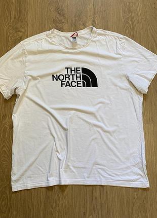 Футболка біла з біг лого tnf the north face