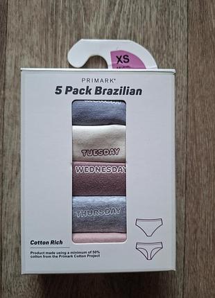 Трусики набор бренда primark
