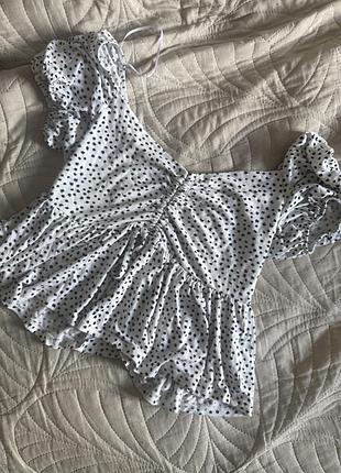 Блузка у стилі polka dot від new look