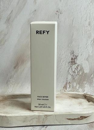 Спрей для обличчя фіксації макіяжу refy face setter hydrating and plumping setting spray