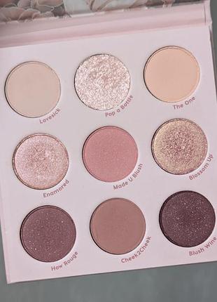 Палетка тіней colourpop blush crush palette