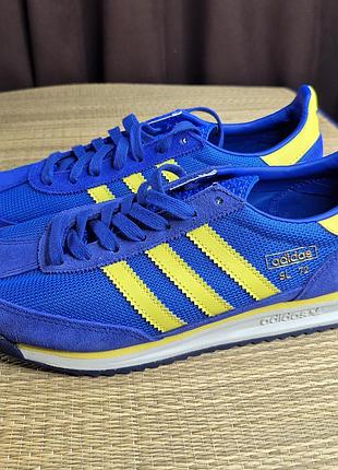 Оригінал 100%чоловічі кроссівки аdidas sl 72 rs royal blue/ solar yellow(розмір 42-27см.
