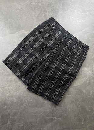 Винтажные клетчатые шорты бриджи quiksilver y2k sk8
