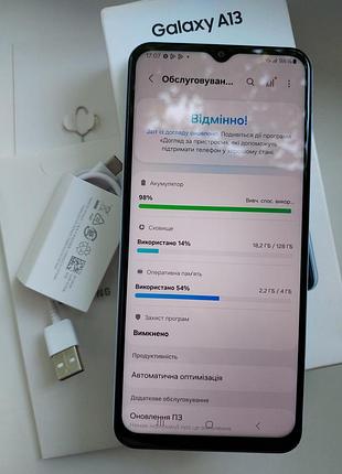 Samsung galaxy a13 4+4/128gb blue (sm-a135f/dsn)