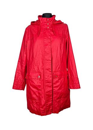 Винтажный плащ-дождевик vintage 2000s y2k casual  с отстегивающимся капюшоном и карманами