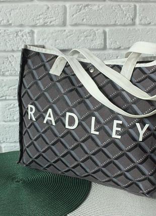 Большой плотный шоппер radley из коттона.