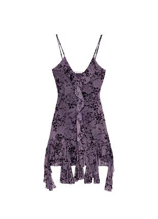 Сукня з воланами та флокованим тюлем zara s