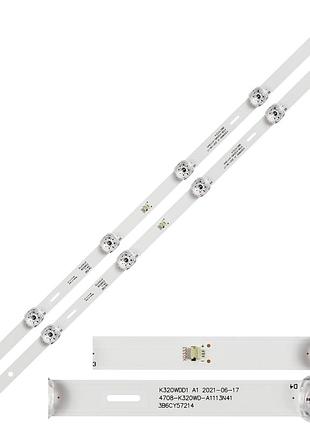 Led підсвітка 32" k320wdd1 a1 4708-k320wd-a1113n41 (6led 3v 570mm)