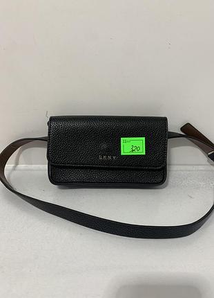Маленька поясна сумка з екошкіри dkny
