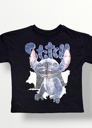 George чорна футболка stitch дитяча футболка як нова