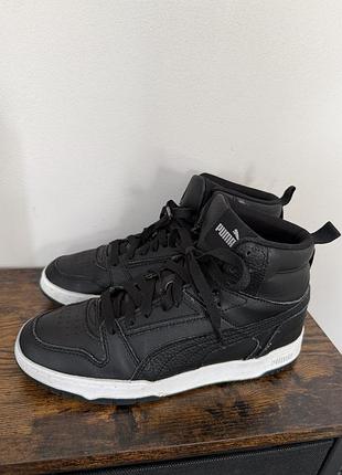 Стильні високі черевики, кеди puma, оригінал.  📏 розмір: 39 (уст. 25 см)
