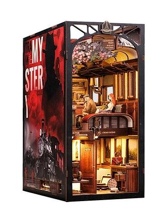 Уценка! примятая коробка! бук нук train mystery case book nook diy интерьерный конструктор bn01 + купол