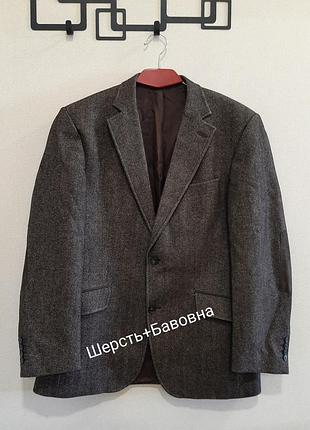 Винтажный мужской пиджак швейцарского бренда paul kehl, р. 48-50