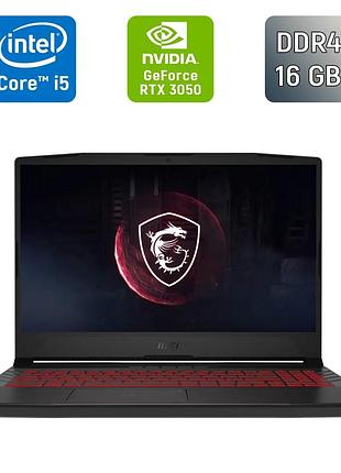 Игровой ноутбук б-класс msi pulse gl66-12ugkv / 15.6" (1920x1080) ips / intel core i5-12450h (8 (12) ядер по 3.3 - 4.4 ghz) / 16