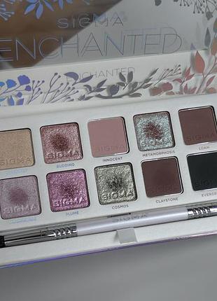 Палетка теней sigma beauty enchanted eyeshadow palette