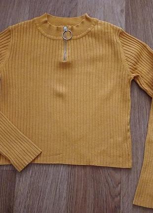 Реглан в рубчик h&amp;m на девочку размер 10-12 лет
