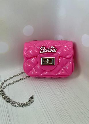 Сумочка barbie для дівчинки маленька сумочка для дівчинки силіконова сумочка дитяча