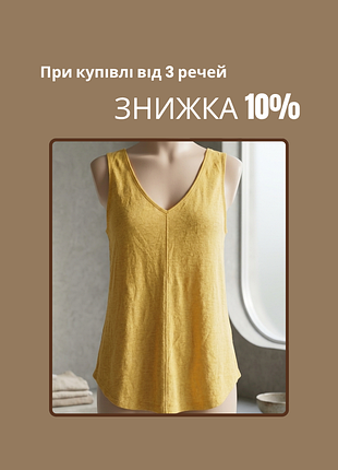 Летняя майка женская желтого цвета