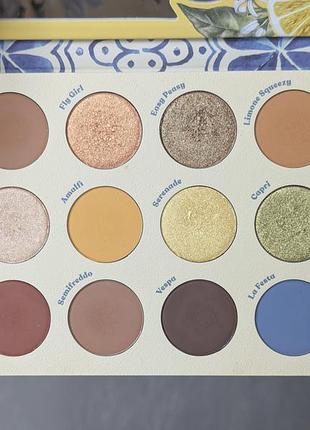 Палетка тіней colourpop limoncello palette