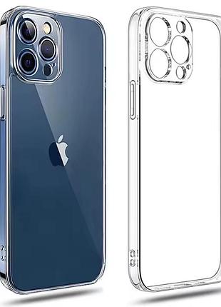 Прозорий силіконовий чехол на iphone 17 pro