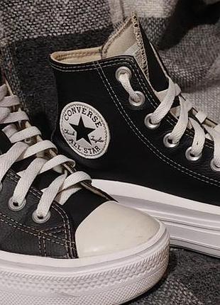 Кеди converse на високій підошві
