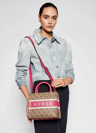 Guess женская бежевая сумка, жіноча сумка гес
