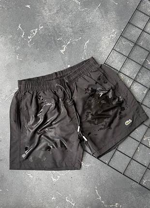 Чоловічі пляжні шорти lacoste black