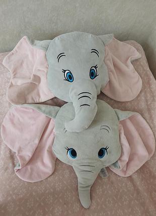 М'яка іграшка подушка слон дамбо disney store