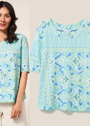 Футболка weaver jersev tee котоновая white stuff